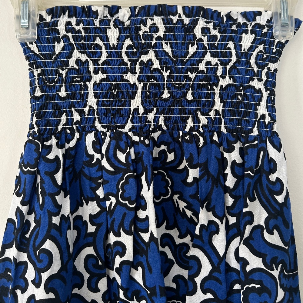 🌷Moda International Damask Strapless Maxi Dress